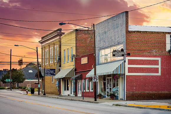 Angier North Carolina Downtown